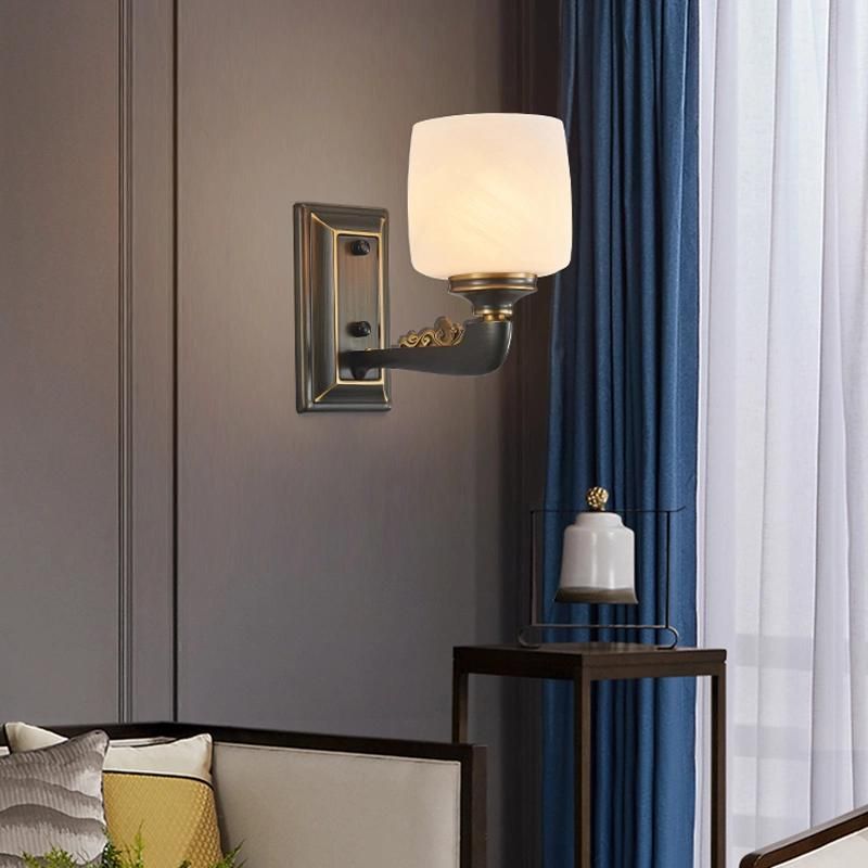 Chinese Living Room Dining Room Background Wall Lamp Modern Simple Corridor Wall Light