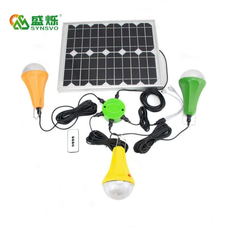 Household appliance Easy Installation Solar Generator Pendant Lamp 4 Lights