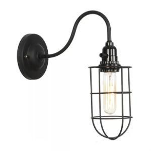 E26 Lampholder Black Side Wall Light for Bedroom