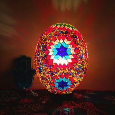 Vintage Lucky Egg Turkish Mosaic LED Children&prime;s Night Table Lamp (WH-VTB-07)
