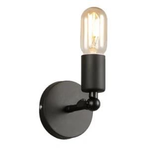 E27/ E26 Socket Black Indoor Wall Light for Bedroom