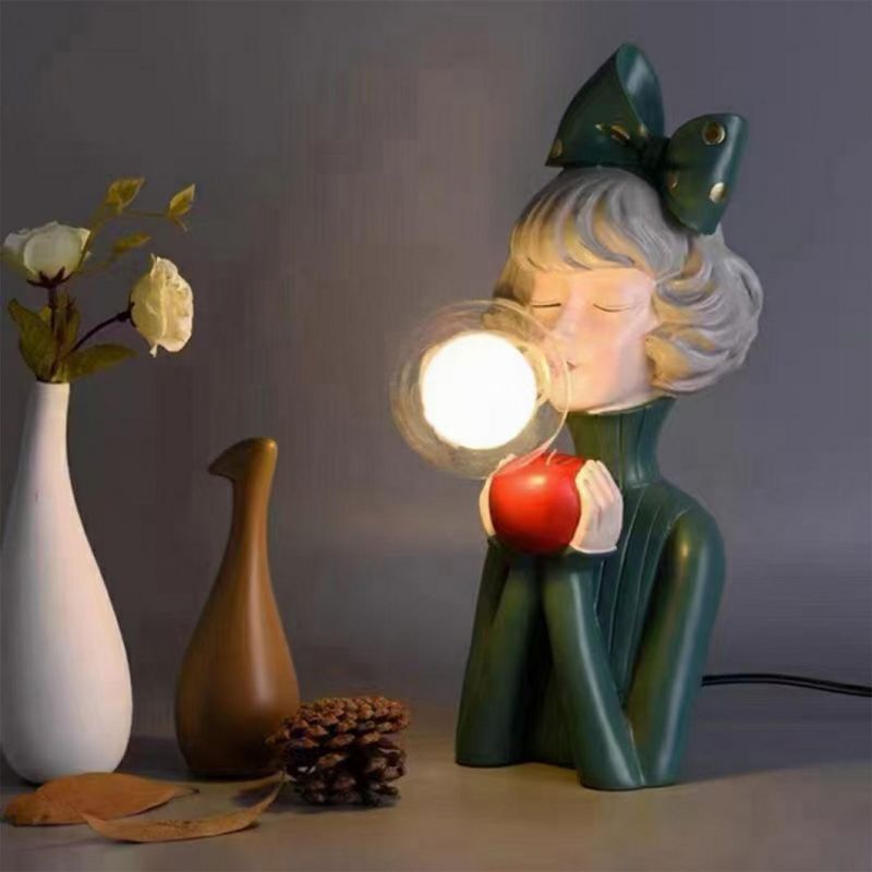 Home Decor Desk Lamps Hotel Indoor Lightings Girl Shape Bedside Lamps