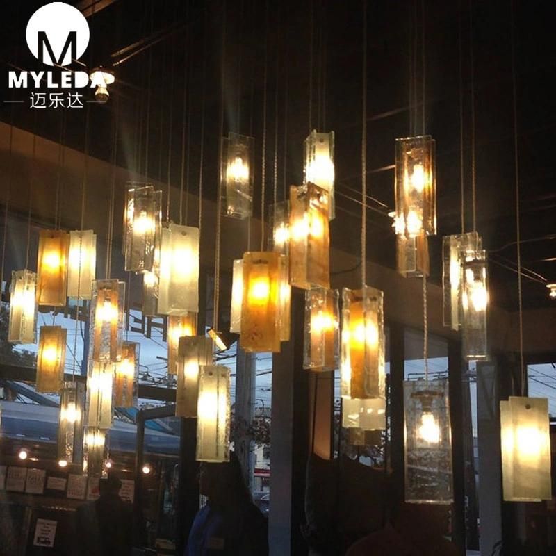 Modern Stair Duplex Decoration Handing Lamp LED Pendant Light Lighting Chandelier