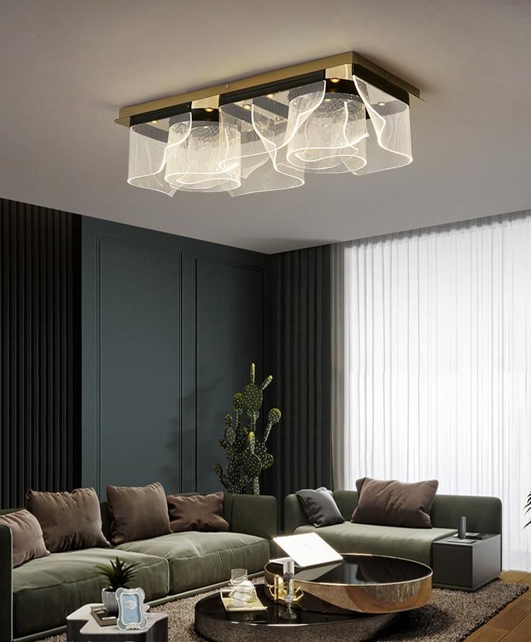 Modern LED Lights, Acrylic Ceiling Lights for Living Room Decoration