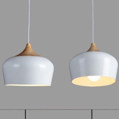 Round White Vintage Pendant Lamp Restaurant Bedroom Dining Room Lamp