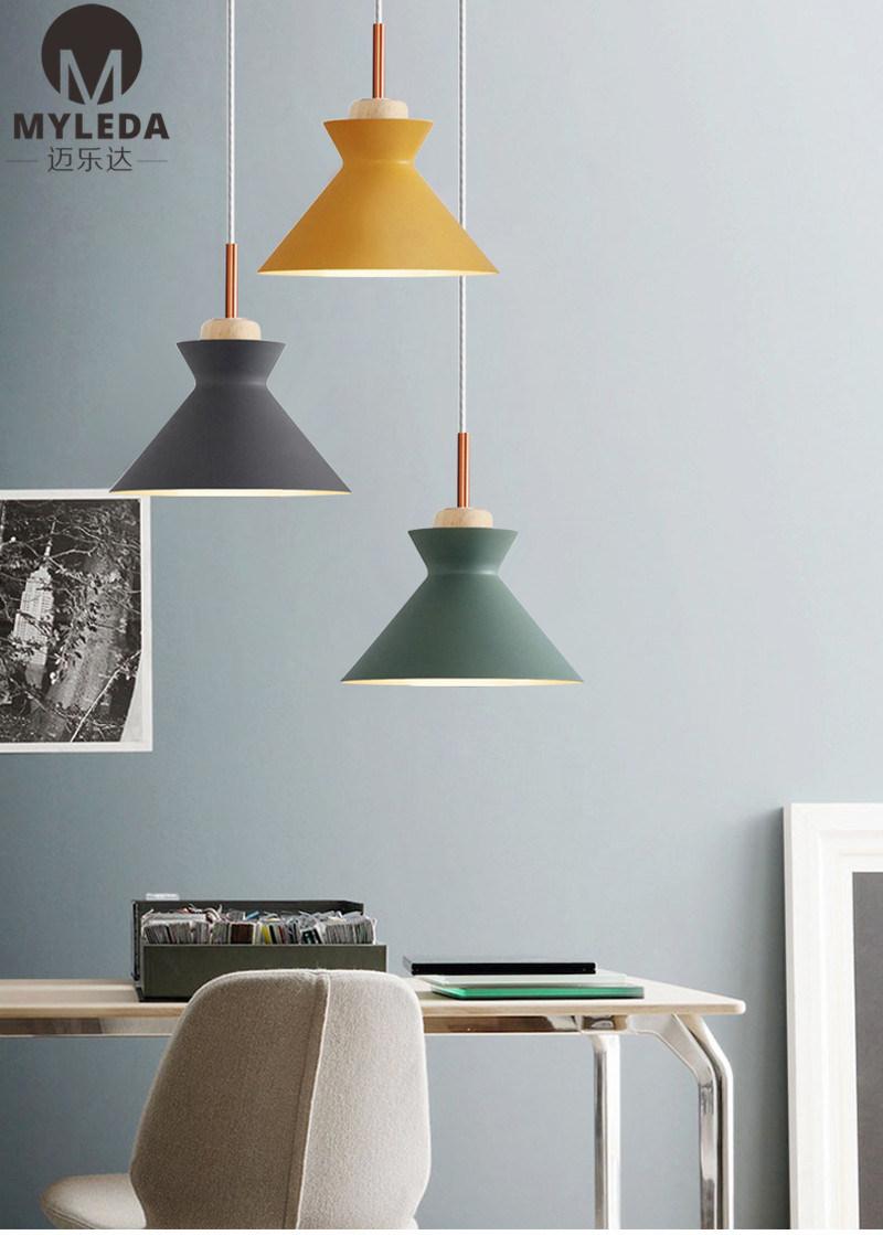 Modern Brush Brass Living Room Chandelier Hanging Pendant Lamp