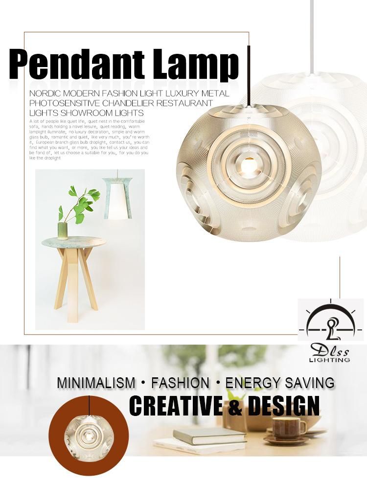 Factory Direct Sale Dlss Indoor Simple Chandelier Steel Gold Lighting