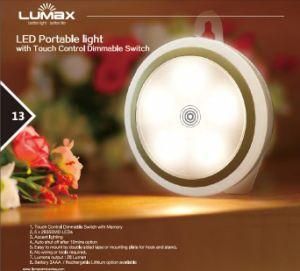 LED Portable Light with Touch Control Dimmable Switch Nightlight
