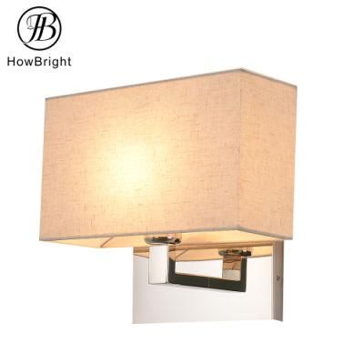 How Bright Hotel Living Room Bedroom Indoor LED Chrome Wall Lamp E27 Wall Light