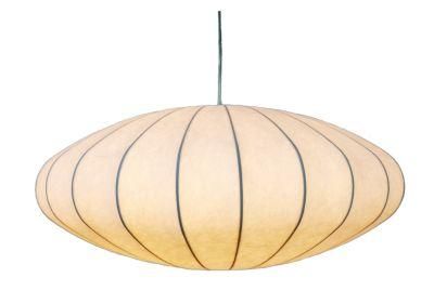 Chinese-Style Lanterns Cocoon Silk Chandeliers Modern Hotels Cafes, Bars Studios Decorative Chandeliers