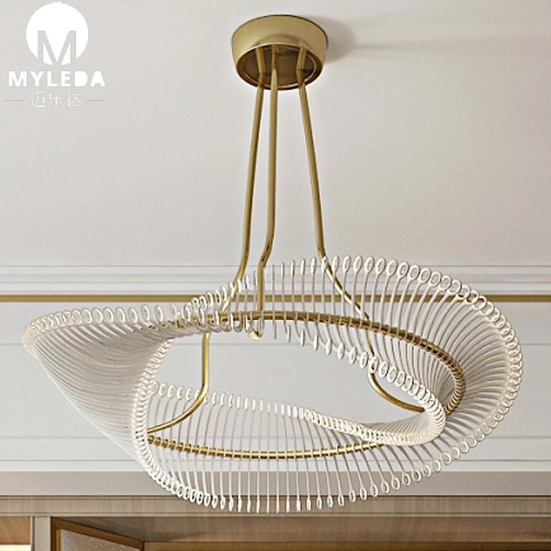 Special Design Modern Decorative Acrylic LED Pendant Light for Hotel Lobby