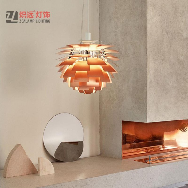 Simple Iron Aluminum Modern Decor Pendant Lamp