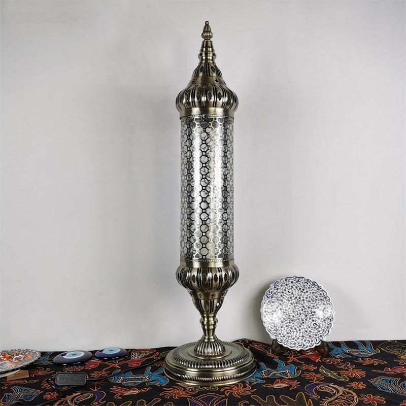 Retro Romantic Table Lamp Decorative Light Turkish Lamp Unique Lights (WH-VTB-19)