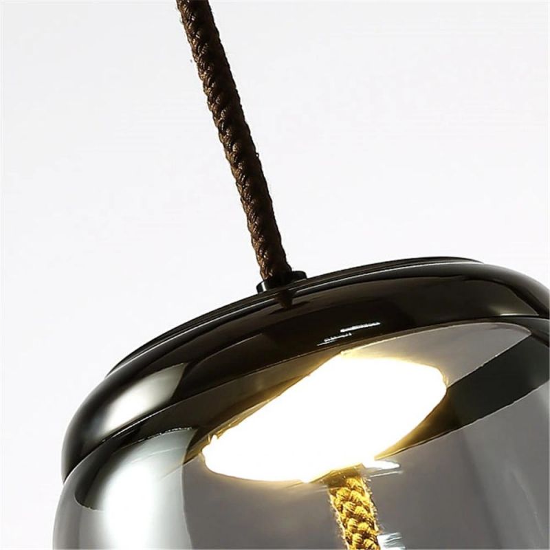 Modern Custom Transparent Glass Globe Pendant Light