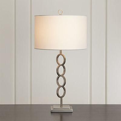 Contemporary Hotel Project Lighting Table Lamp Light in Nickel Finished