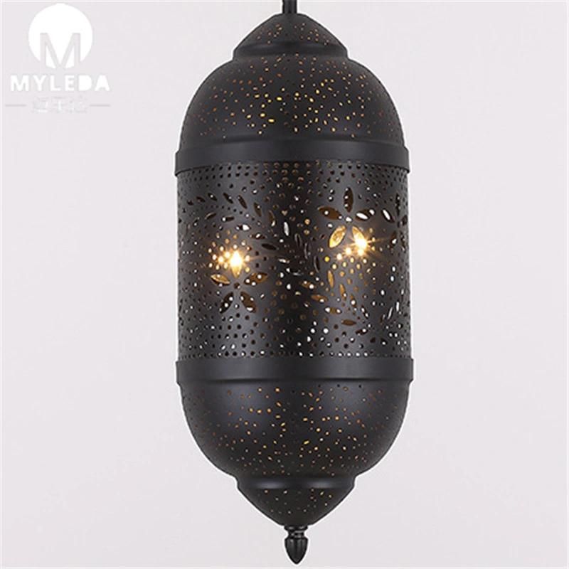 Moroccan Restaurant Vintage Wrought Iron Arabian Style Chandelier Pendant Lighting