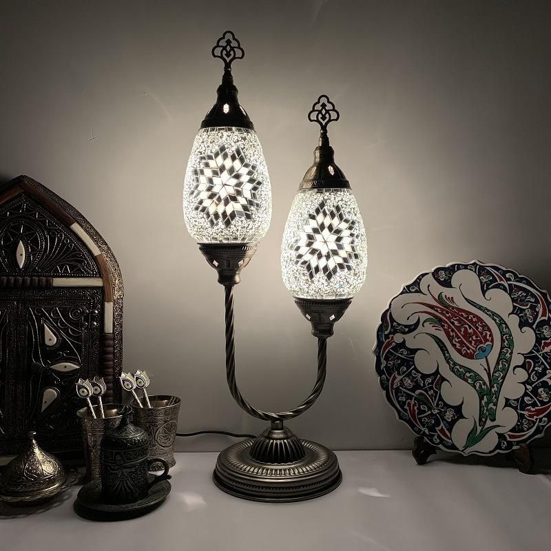 Table Lamp Bedroom Home Decor Desk Light Bedside Mediterranean Lamp (WH-VTB-21)