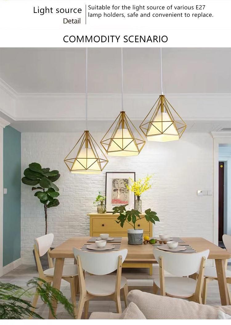 Modern Minimalist Restaurant Pendant Light Art Bar Personality Chandelier