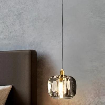 Simple Crystal Pendant Lighting Bedside Modern Linear Pendant Light Luxury Dining Table Bar Suspension Light (WH-AP-235)