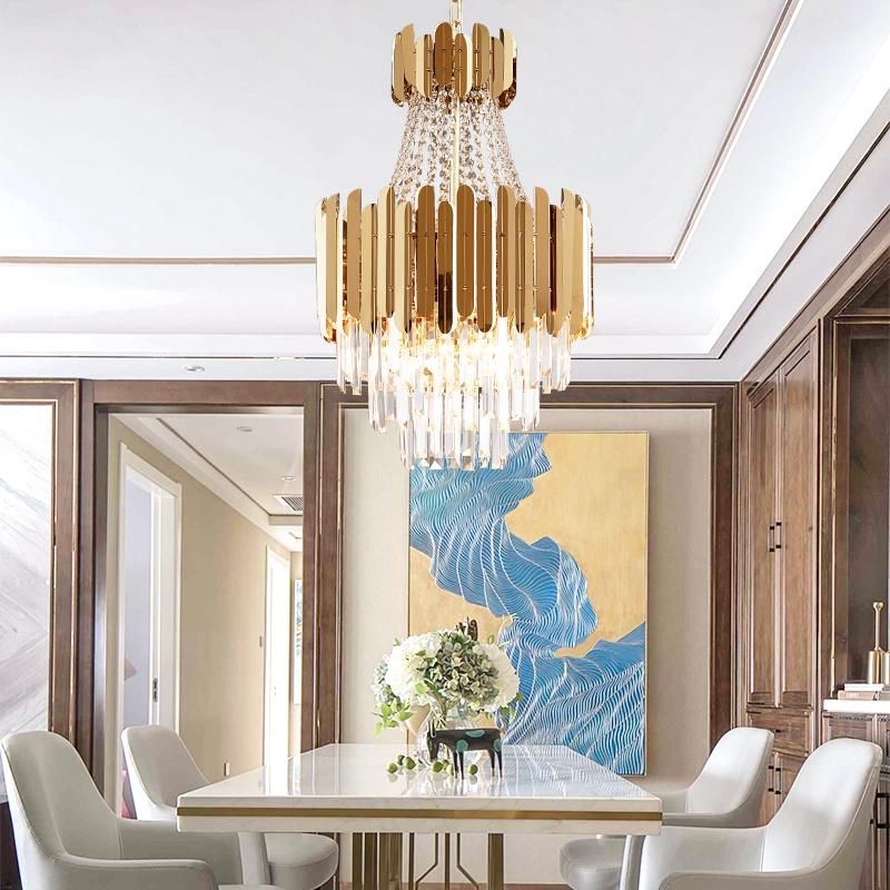 Modern Indoor Lighting Home Decoration Wall Lamp Luxury Pendant Light Crystal Chandelier