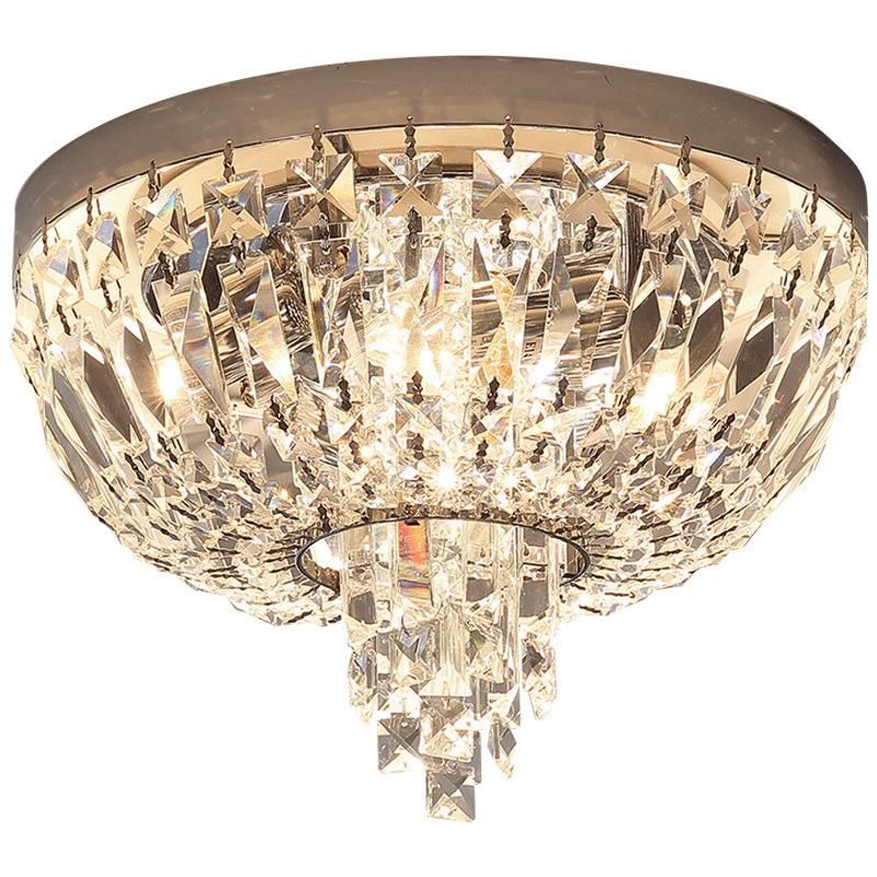Crystal Flush Ceiling Lights UK Round Shape for House Lighting Fixtures (WH-CA-44)