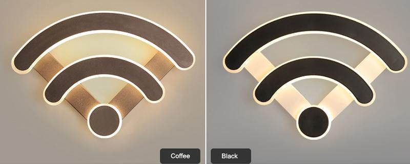Hotel Restaurant WiFi Sign Energy Saving LED Wall Light Fixture