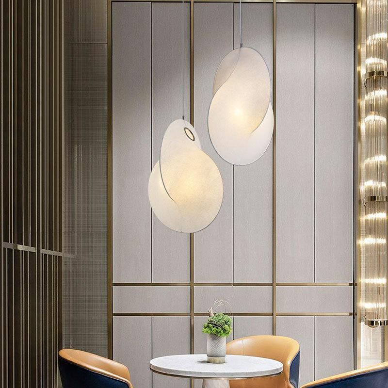 Italian Style Silk Lamp Living Room Lamp Personality Pendant Light Room Exhibition Hall Suspension Lamp (WH-AP-201)