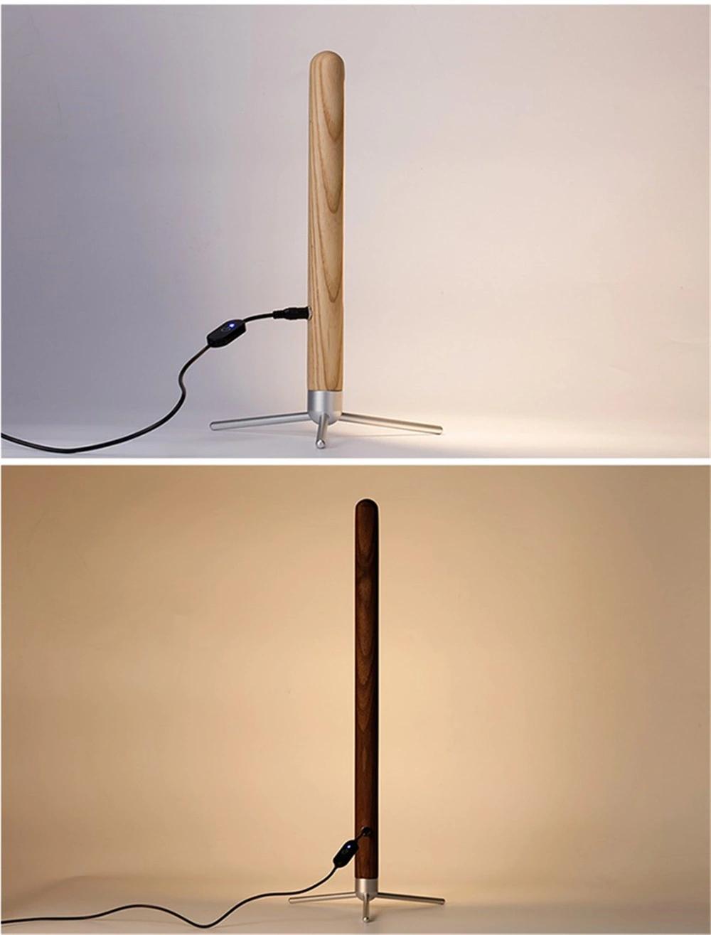 Modern Floor Lamp Creative Site Lamp Personality LED Stand Light Bedroom Living Room Decor Wooden Floor Lights