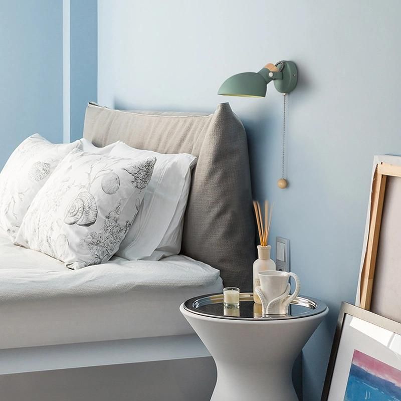 LED Wall Light Simple Living Room Bedroom Reading Bedside Creative Rotating Lamp