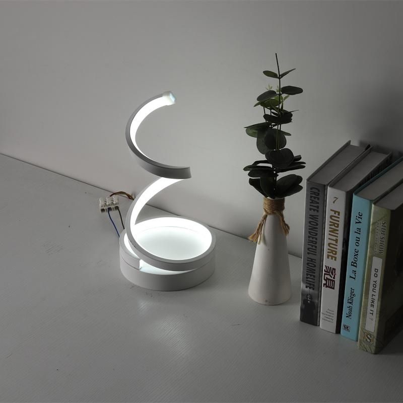 Art Design Zhongshan Supplier Simple Acrylic LED Table Light Bedroom