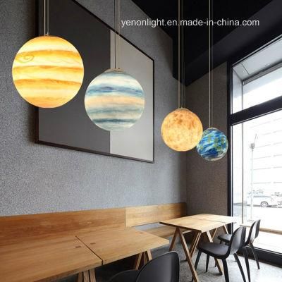 Poly Resin Pendant Lighting Planet Pendant Lamp