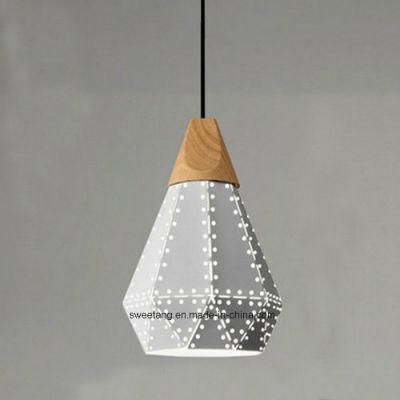 Aluminum Pendant Lamp Kitchen Hanging Lighting Modern Pendant Light Wood Lighting