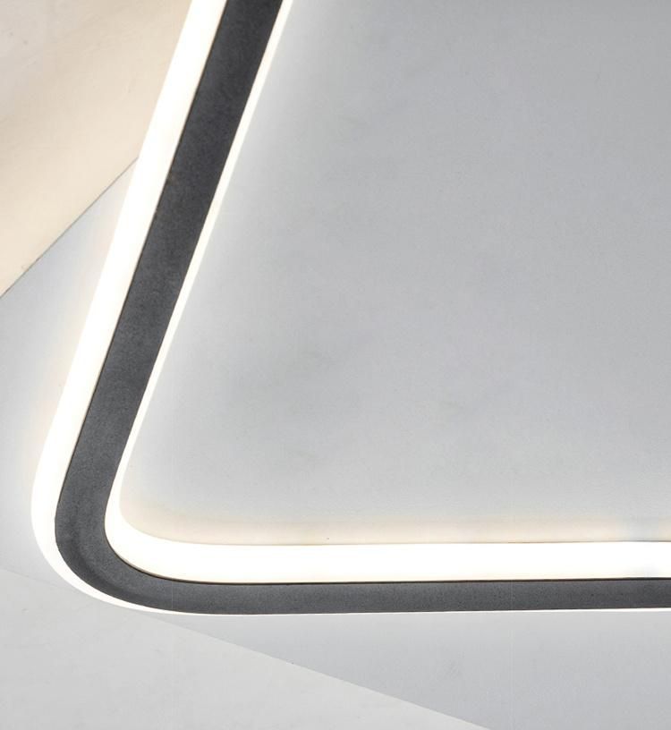 New Modern Minimalist Golden Square Surface LED Ceiling Lamp Modern Entry Light
