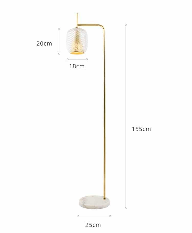 Glass Cover Floor Lamp