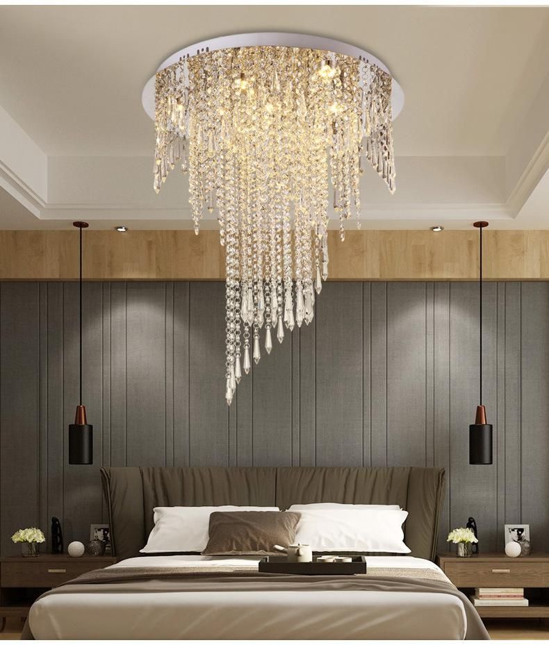 Hanging Crystal Ceiling Lights for Kitchen Bedroom Living Room Lighting Fixtures (WH-CA-33)