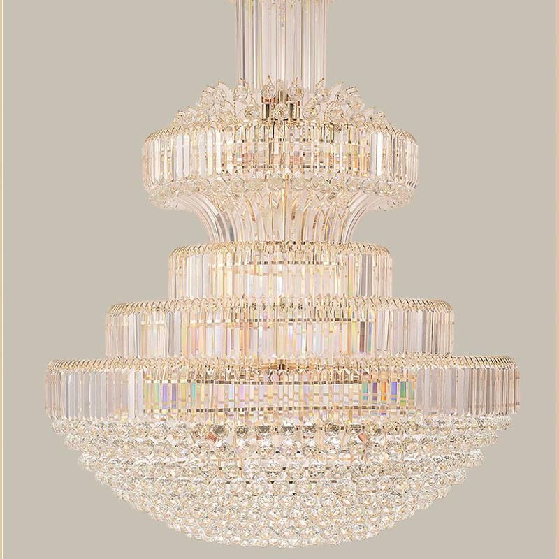 Crystal Chandelier Villa Living Room Contracted Modern Lobby Hall Stair Lighting