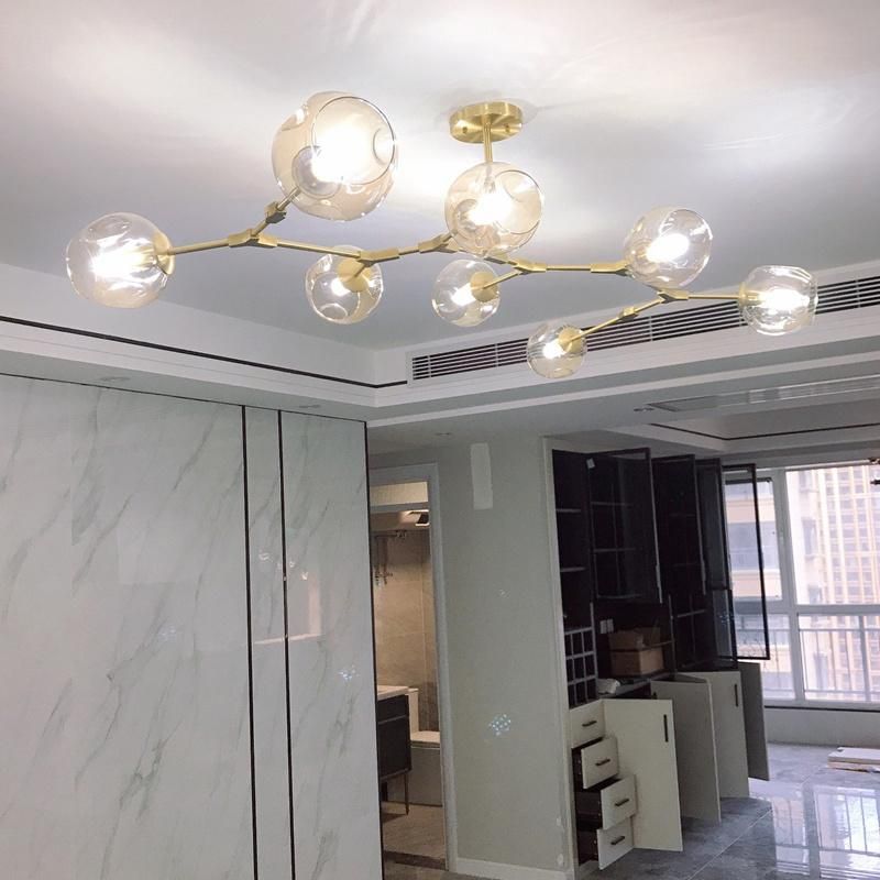American Postmodern Living Room Dining Room Lighting Bedroom Chandelier Pendant Lighting