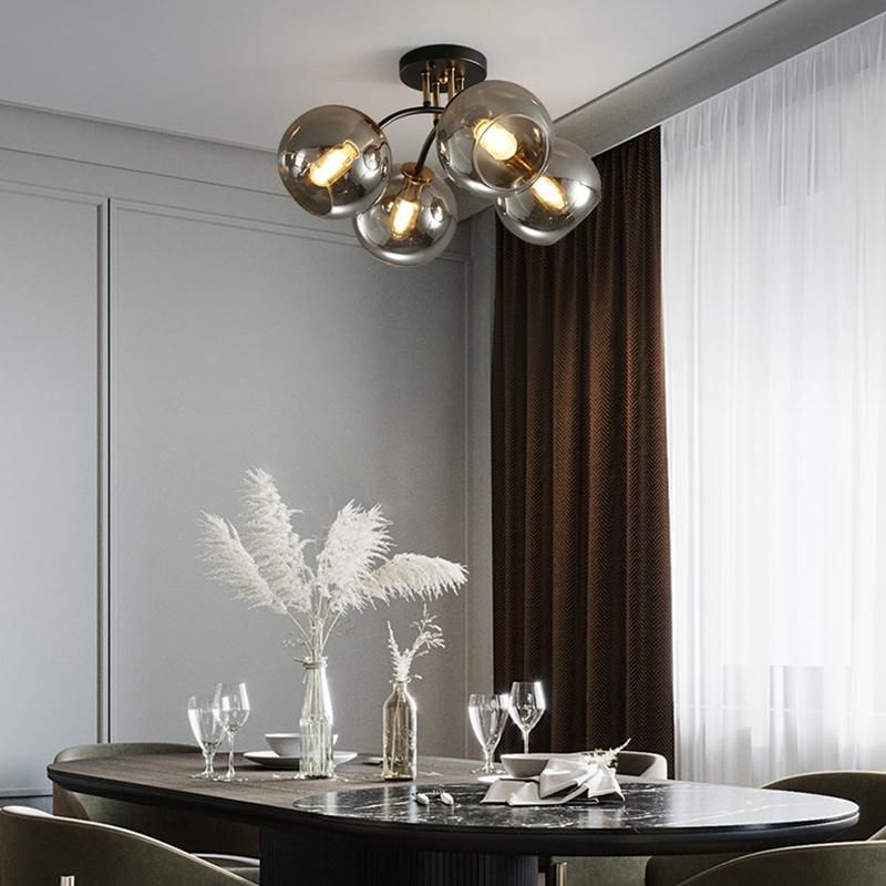 Postmodern Light Luxury Ceiling Light Bedroom Light Nordic Simple Warm Creative Living Room Lamp