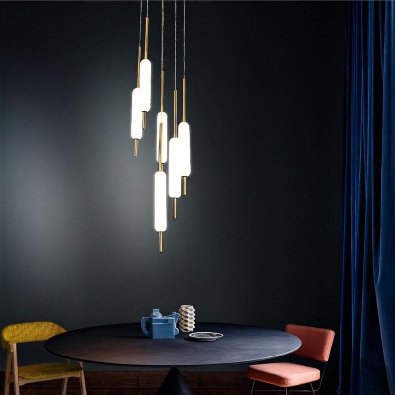 Model Room Hotel Bar Glass LED Hanglamp