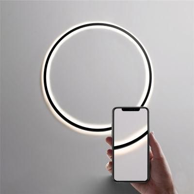 Simple Ring LED Wall Light Living Room Background Wall Decoration Wall Lamp Nordic Bathroom Decor Atmosphere LED Lights Fixtures