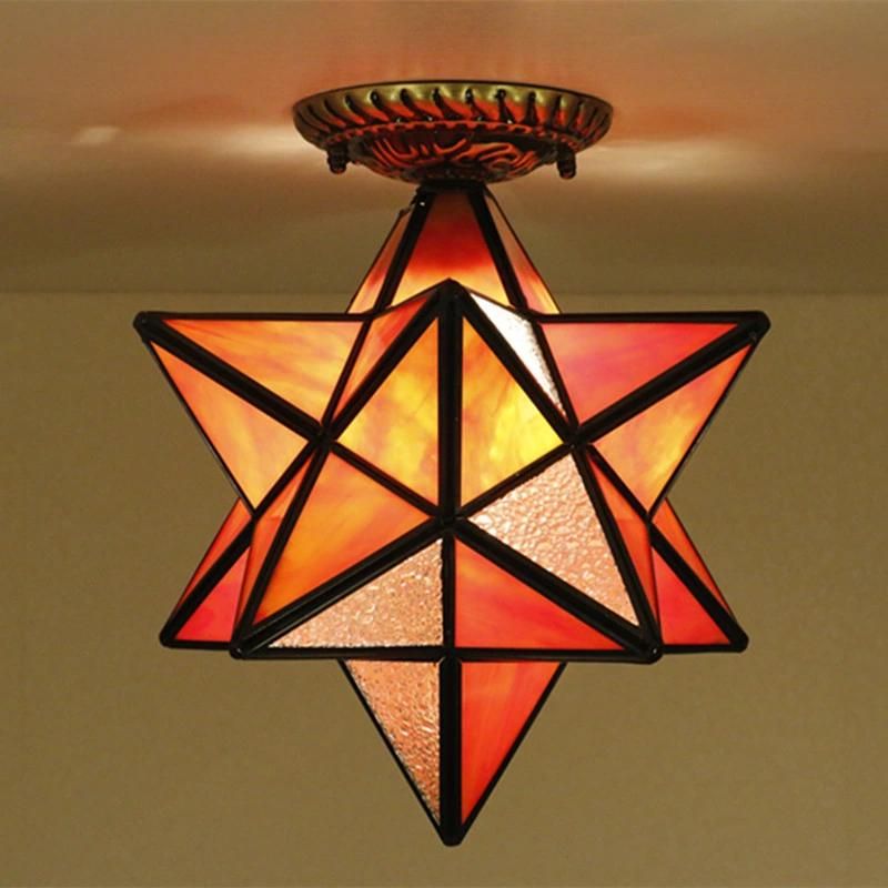 Meyda Tiffany Style Mini Ceiling Lamp Fixtures for Home Lighting (WH-TA-09)