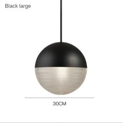 LED Glass Ball Pendant Lights Postmodern Gold Black Minimalist Lamp Dining Room Bar Kitchen Pendant Lamp (WH-AP-173)