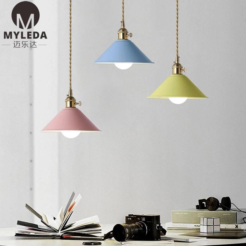 Colorful Metal Hanging Lighting Pendant Lamp for Hotel Restaurant, Dining Room, Club