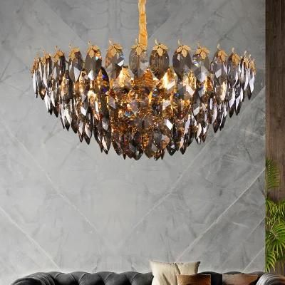 Vintage Style Crystal Chandelier Bedroom restaurant Hotel Lobby Pendant Lamp