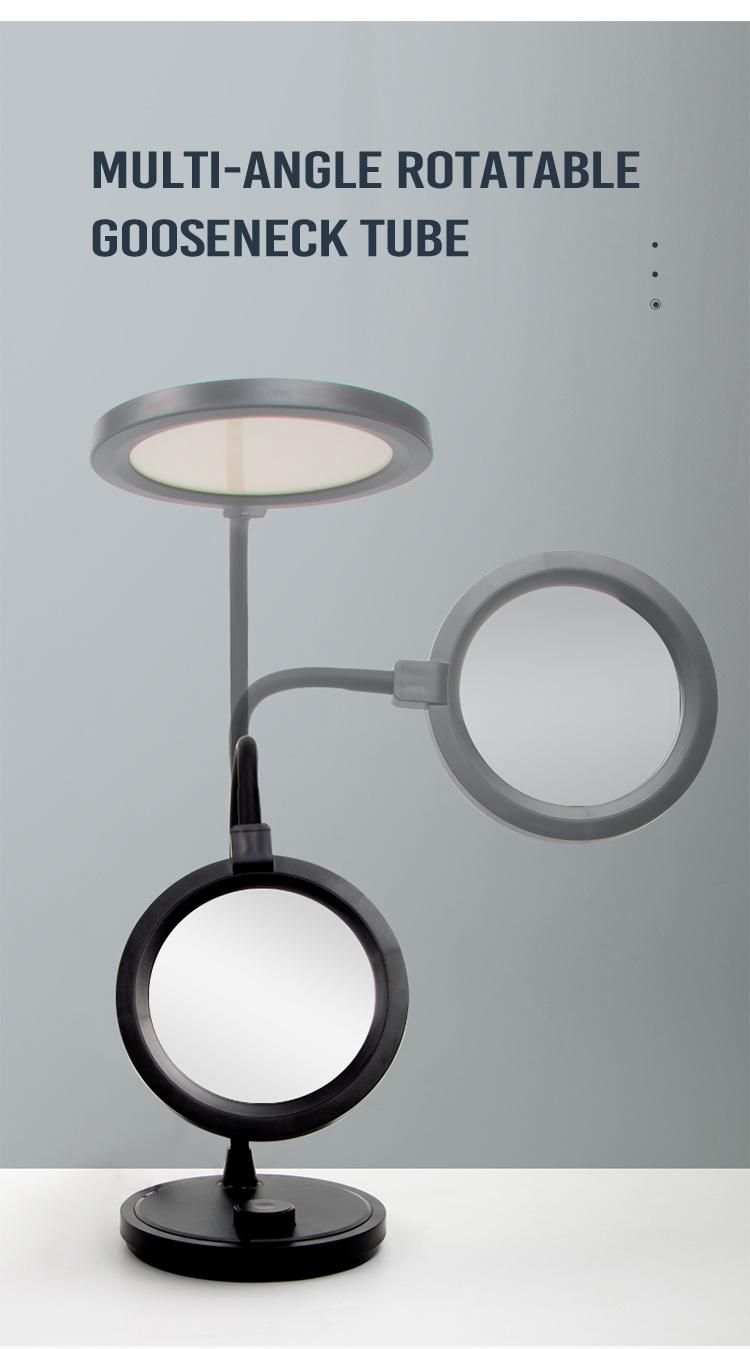 Encoder Knob Switch Stepless Dimming LED Table Lamp High Brightness Desk Lamp Big Table Light with Pomadoro Technique Mode