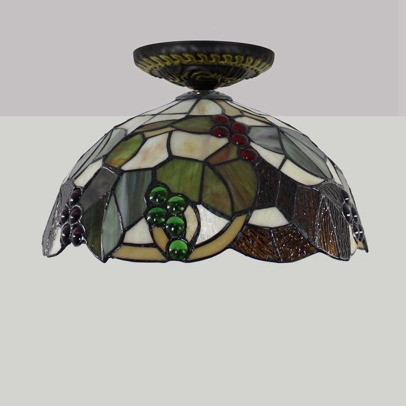 Tiffany Lamp Style Indoor Home Living Room Bedroom Kitchen Yewllo Industrial Chandelier (WH-TA-20)