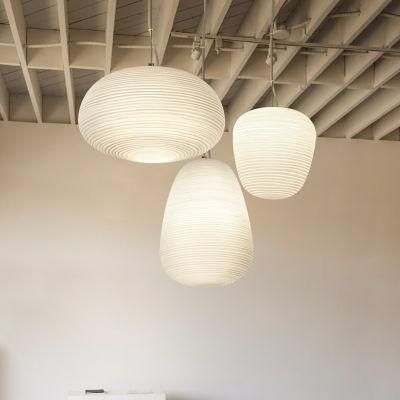 Nordic Lamps and Lanterns Creative Simple White Glass Lampshade Pendant Lamp