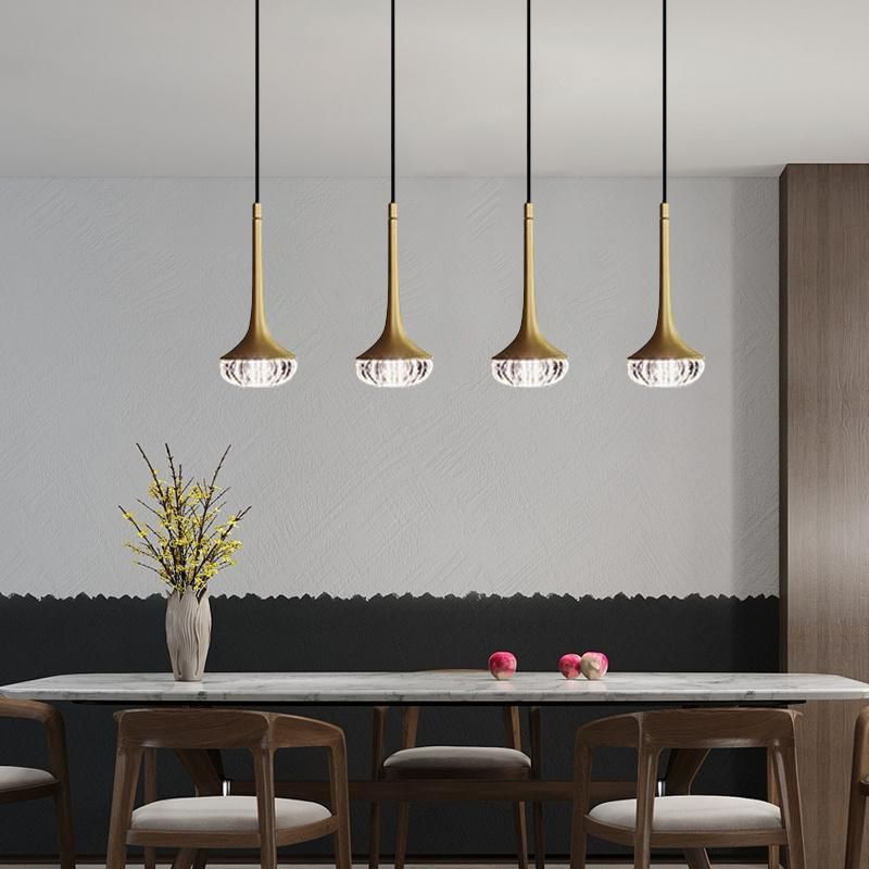 Brown Color Lampshade Simple Style Pendant Lamp Bedside Lamp Restaurant Lamp