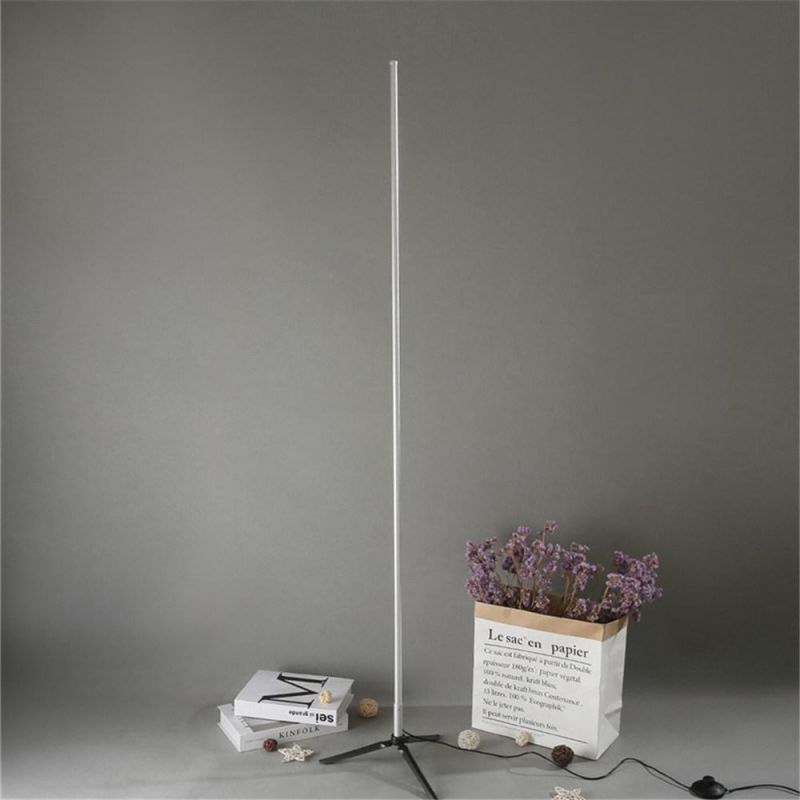 Simple Floor Lamp Study Bedroom Metal Line Strip Standing Lamps Designer Creative Home Decor Light Fixtures