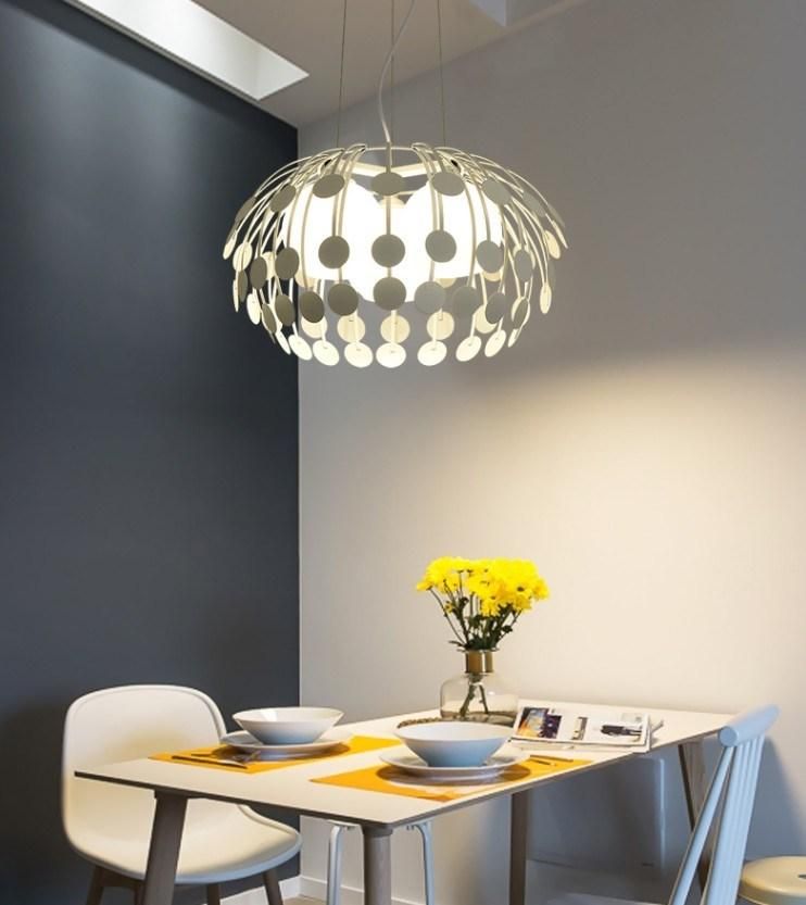 Modern Glass with Lampshades Pendant Light Interior Lighting